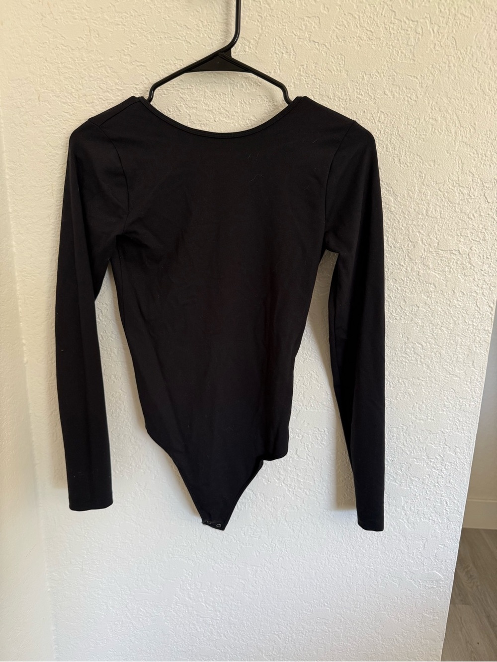 Abercrombie & Fitch Black Long-Sleeve Bodysuit
